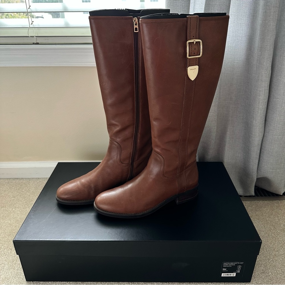 Coach Leather Boot